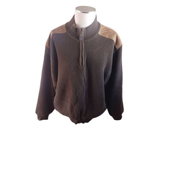Orvis sweater extra large lined quarter zip - Picture 1 of 3